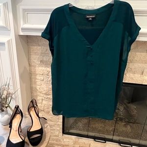 Fortune and Ivy Dark Green Blouse